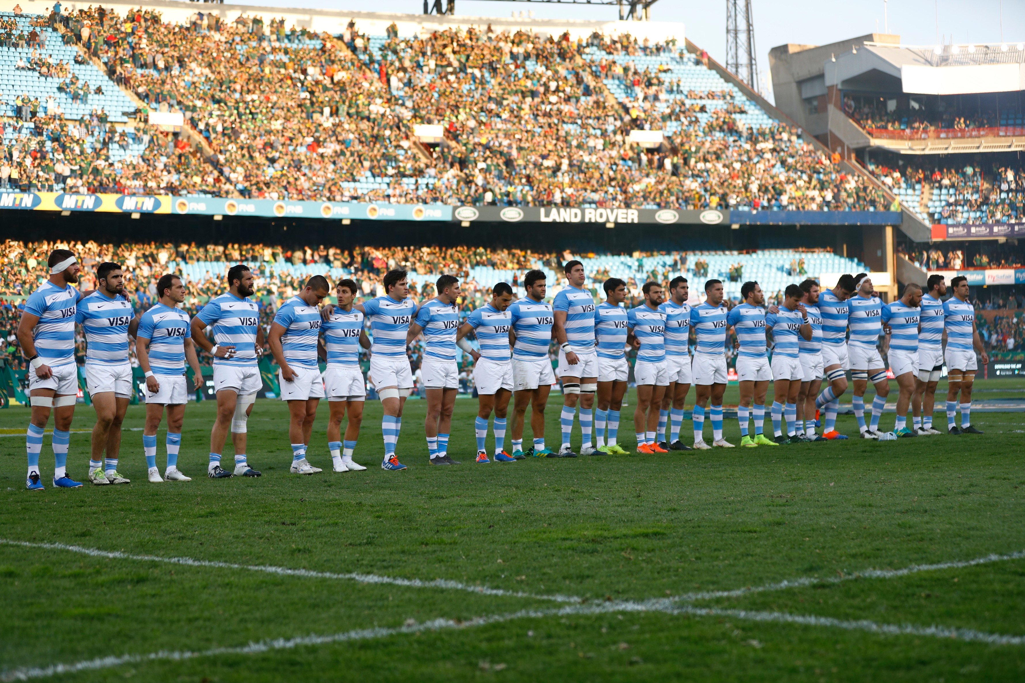 Los Pumas perdieron con Sudáfrica en su último amistoso antes del mundial