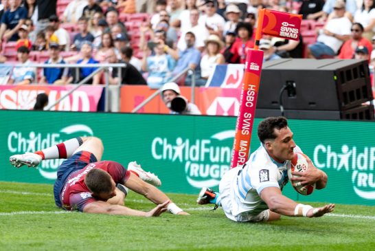 Los Pumas 7s, empezaron goleando en la Gran Final del Circuito Mundial