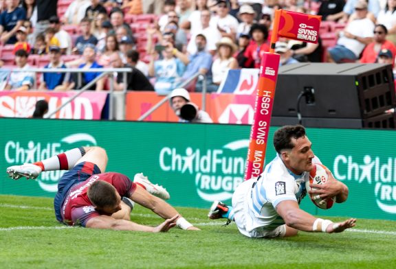 Los Pumas 7s, empezaron goleando en la Gran Final del Circuito Mundial