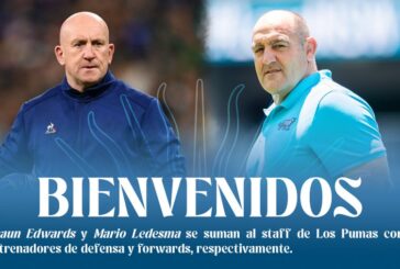 Ledesma y Edwards se suman al cuerpo técnico de Los Pumas